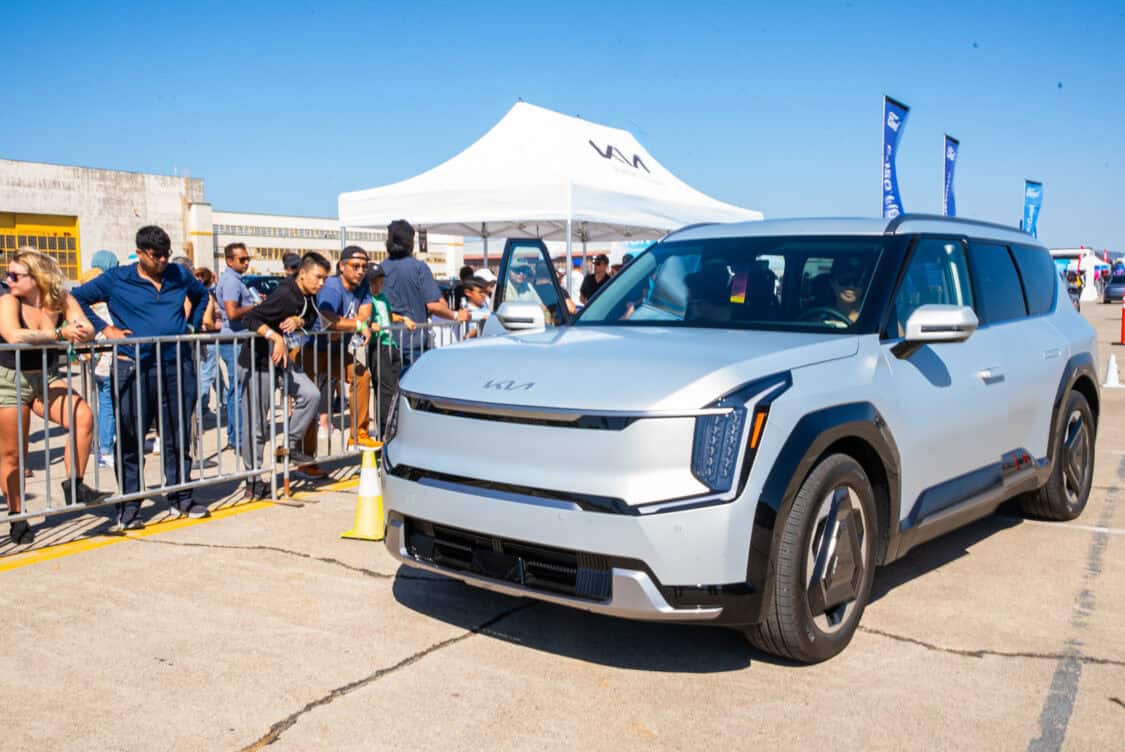 Electrify Expo San Francisco test ride demo Kia EV9