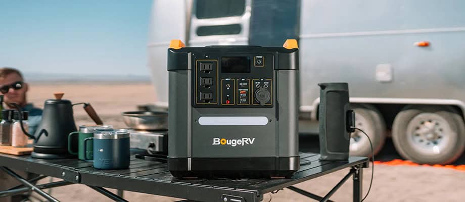 BougeRV ROVER2000 semi-solid portable power station for overlanding and outdoor rec