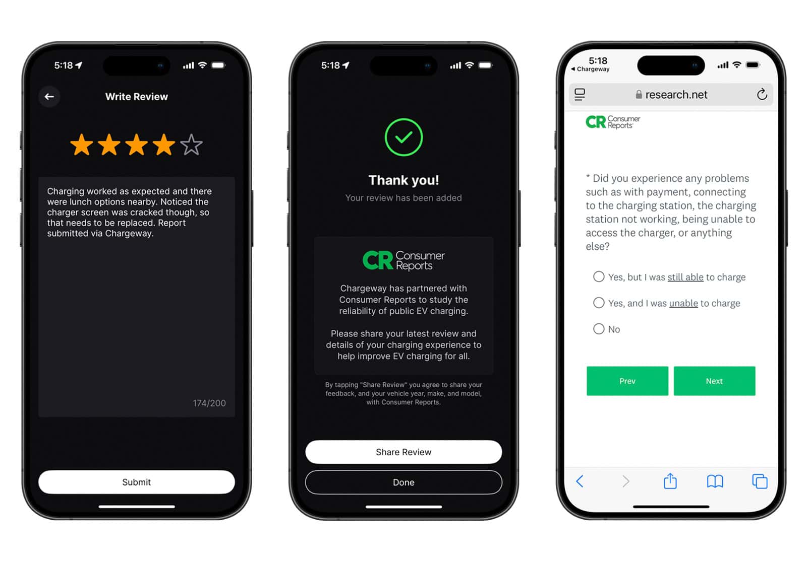 Consumer Utility Drivers EV Drivers Can Now Rate Charging Stations with Chargeway and Consumer ...