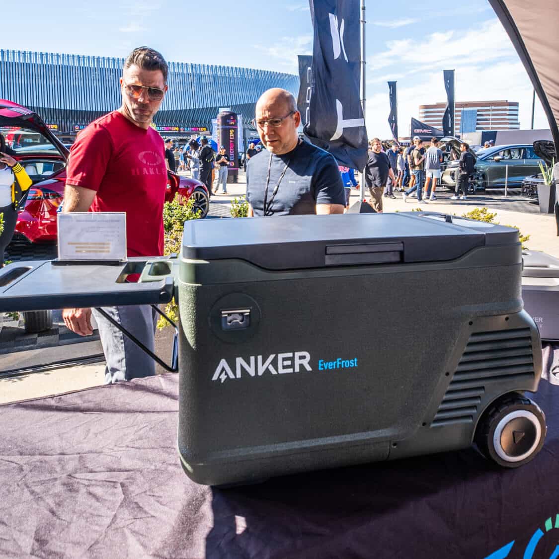 Anker SOLIX portable power station at Electrify Expo, Electrify Outdoor Rec, in New York