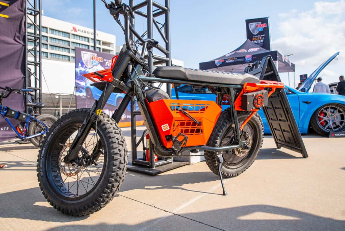 Custom electric bike at Electrify Showoff NY