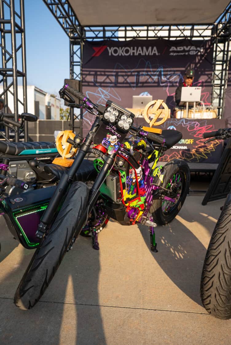 Joker's Surron Light Bee X Best E-Bike award at Electrify Showoff NY