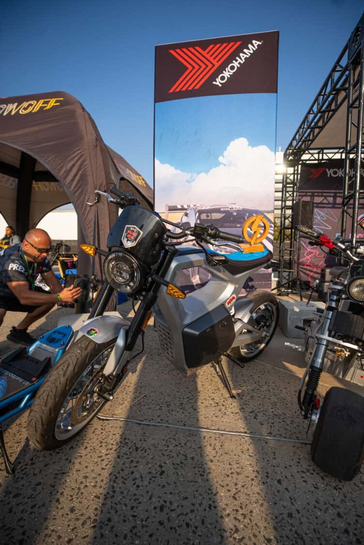 Custom e-bike at Electrify Showoff NY