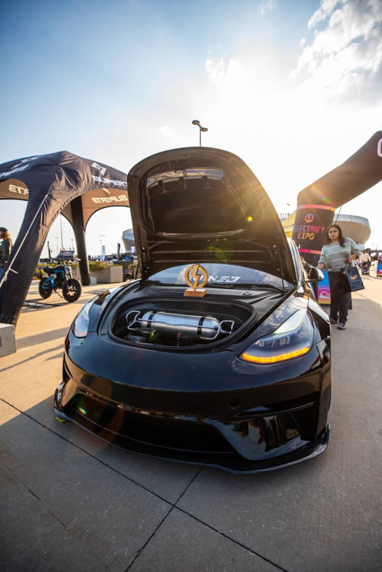 RUINED Tesla Model 3 at Electrify Showoff NY