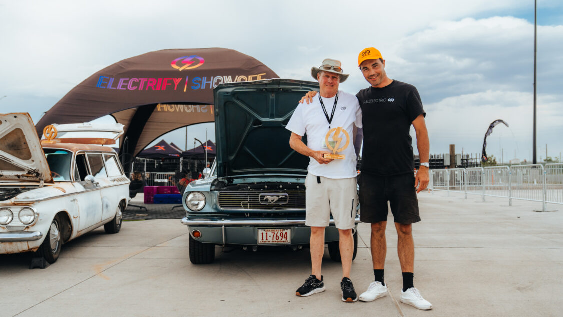 John Wilson's 1966 Ford Mustang Coupe at Electrify Showoff in Denver - Best Interior presented by Lunar + award winner