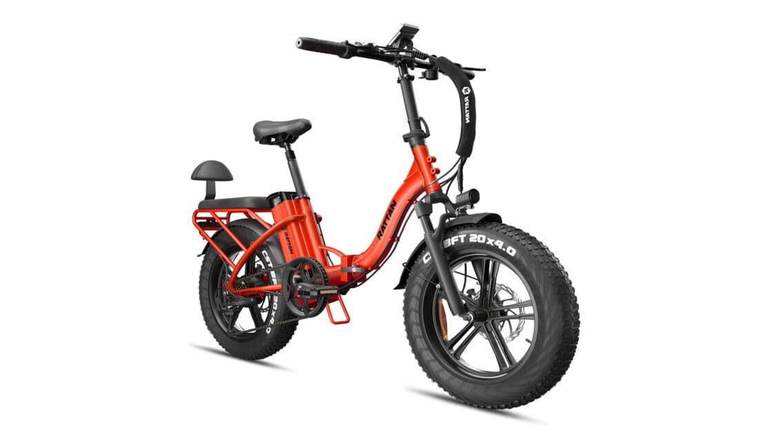 Rattan LF 750 PRO folding electric cargo bike - red main