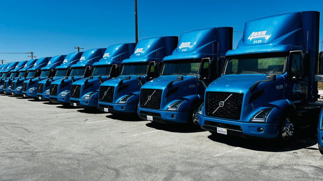 A Zero-Emission Electrify Freight Truck Fleet by 2025 4 Gen Logistics Is Already Halfway There with Volvo VNR