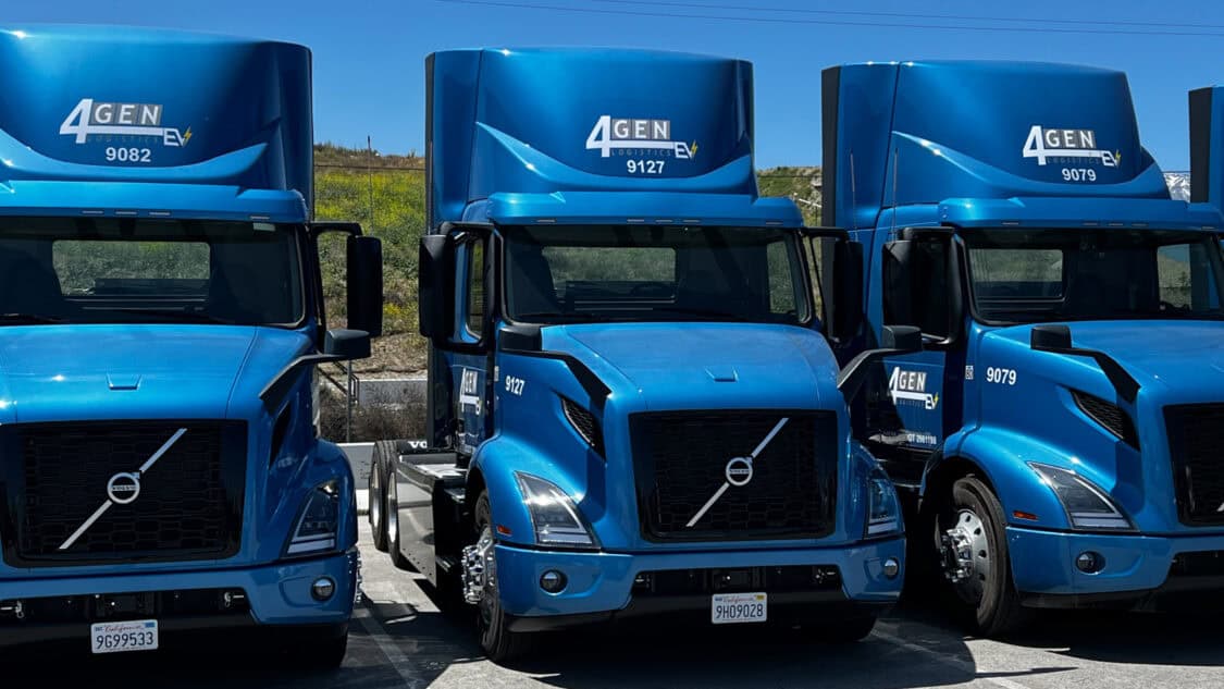 A Zero-Emission Electrify Freight Truck Fleet by 2025 4 Gen Logistics Is Already Halfway There with Volvo VNR