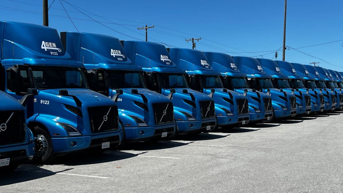 A Zero-Emission Electrify Freight Truck Fleet by 2025 4 Gen Logistics Is Already Halfway There with Volvo VNR