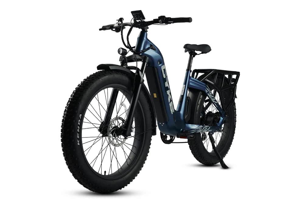 Black Friday Deals - Cyke Lynx Commuter Electric Bike in Classic Blue - front profile