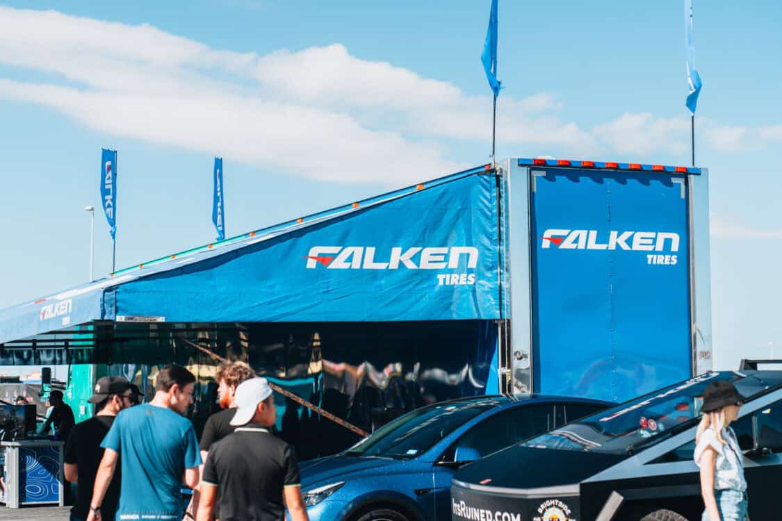 Electrify Outdoor Rec Austin - Falken Tires booth