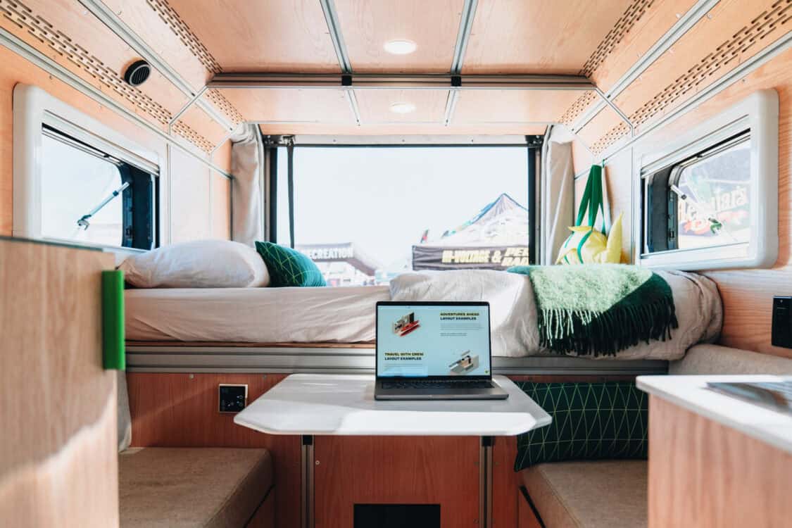 Electrify Outdoor Rec Austin - Grounded smart modular electric vans, interior