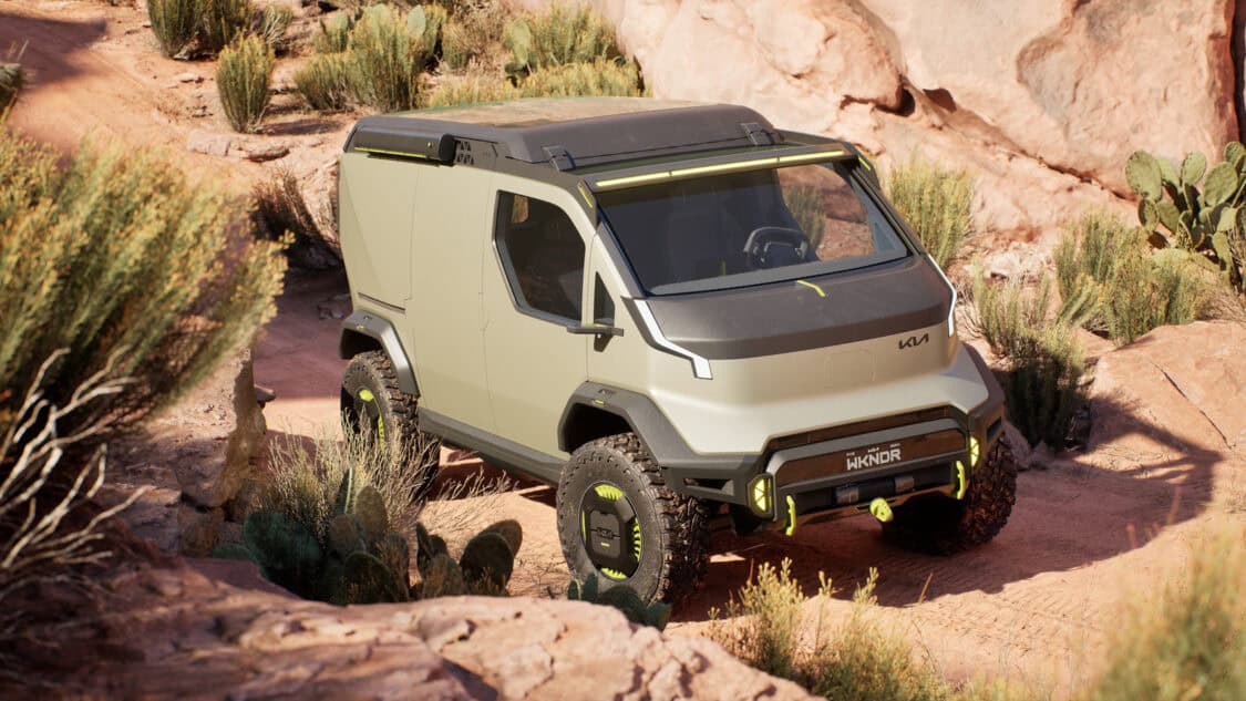 Kia Custom PV5 EV Concept electric van Steal the SEMA Show