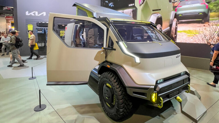 Kia Custom PV5 EV Concept electric van Steal the SEMA Show