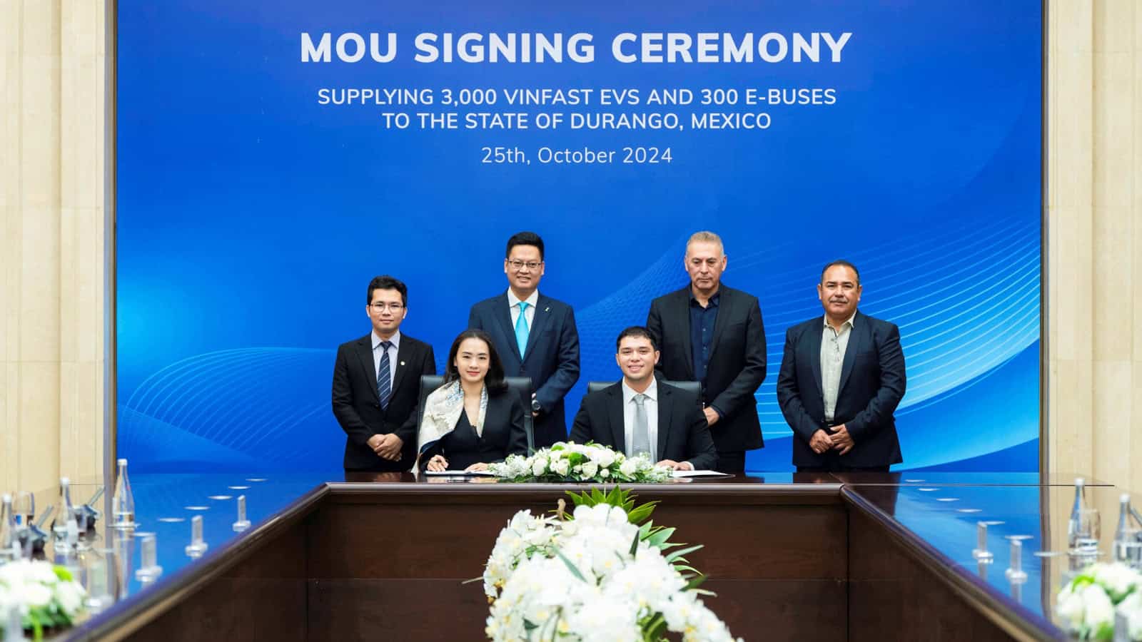 VinFast and Durango, Mexico MOU signing ceremony