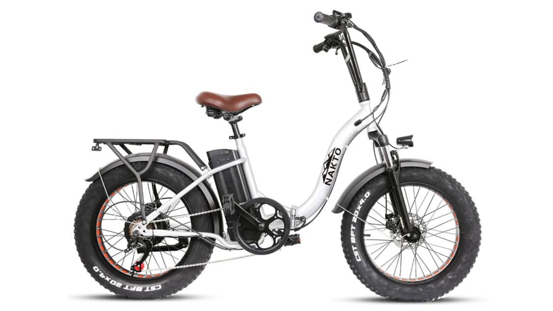 Nakto Folding Ox electric bike - right side profile main, black friday deal