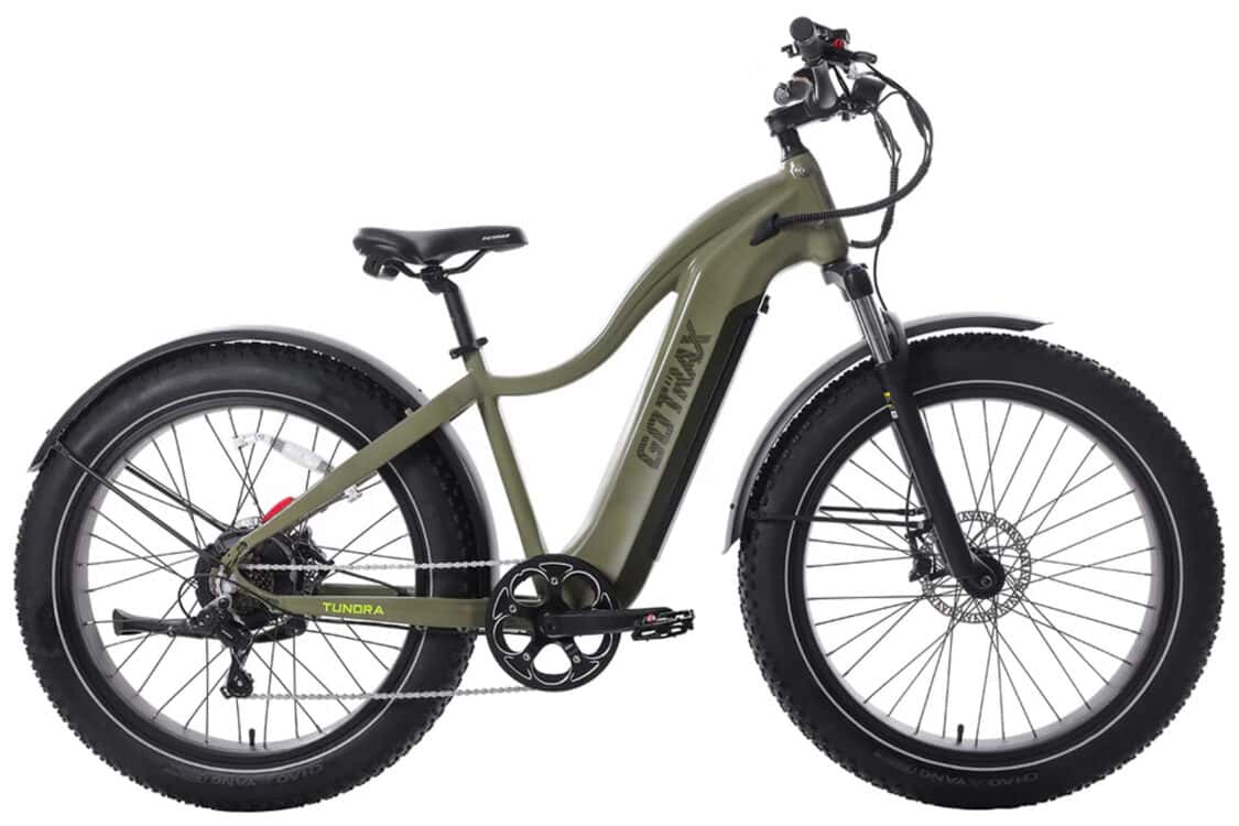 Tundra Fat Tire Electric Bike - Black Friday 2024 - olive green right