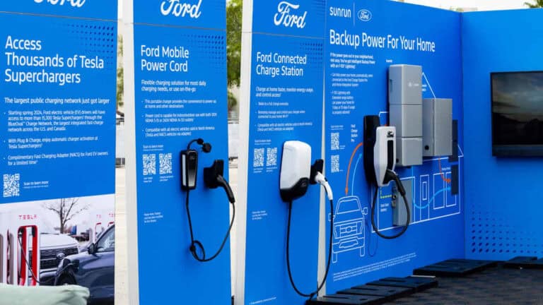 Ford Connected Home Charger Station at Electrify Expo