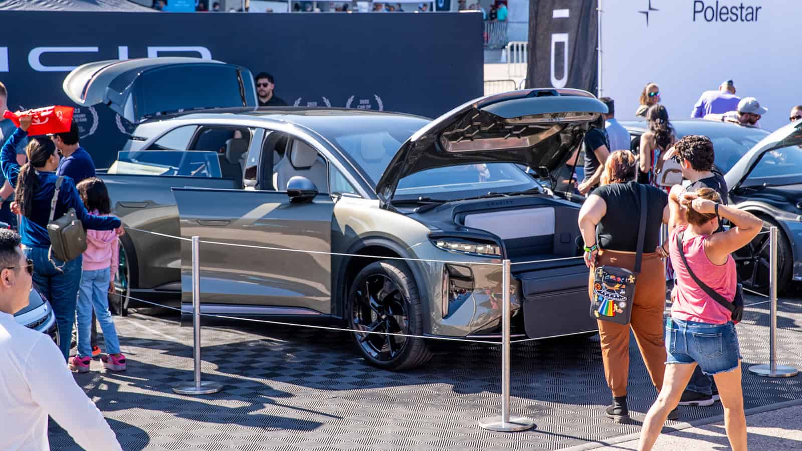 Lucid Gravity electric SUV at Electrify Expo Austin