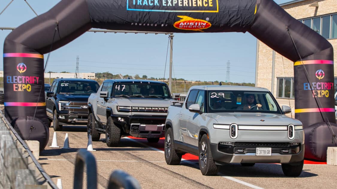 The Top EV Lease Deals Available in January 2025 - Rivian GMC Ford at Electrify Expo in Austin