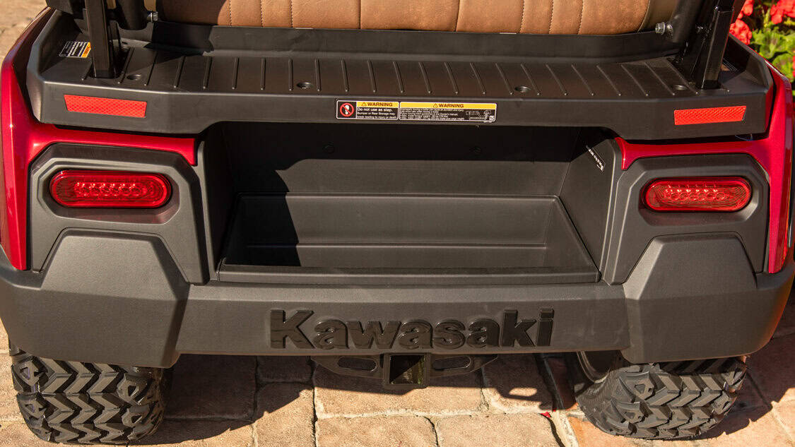 Kawasaki NAV 4e Launch Event - rear storage