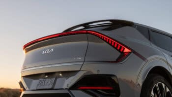 2025 Kia EV6 rear LED taillights bumper