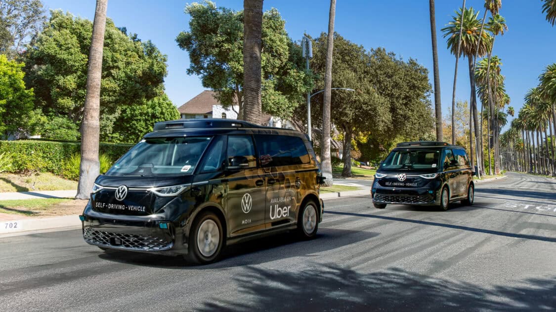 Volkswagen and Uber Autonomous Driving Collaboration - The ID. Buzz AD Hits U.S. Streets