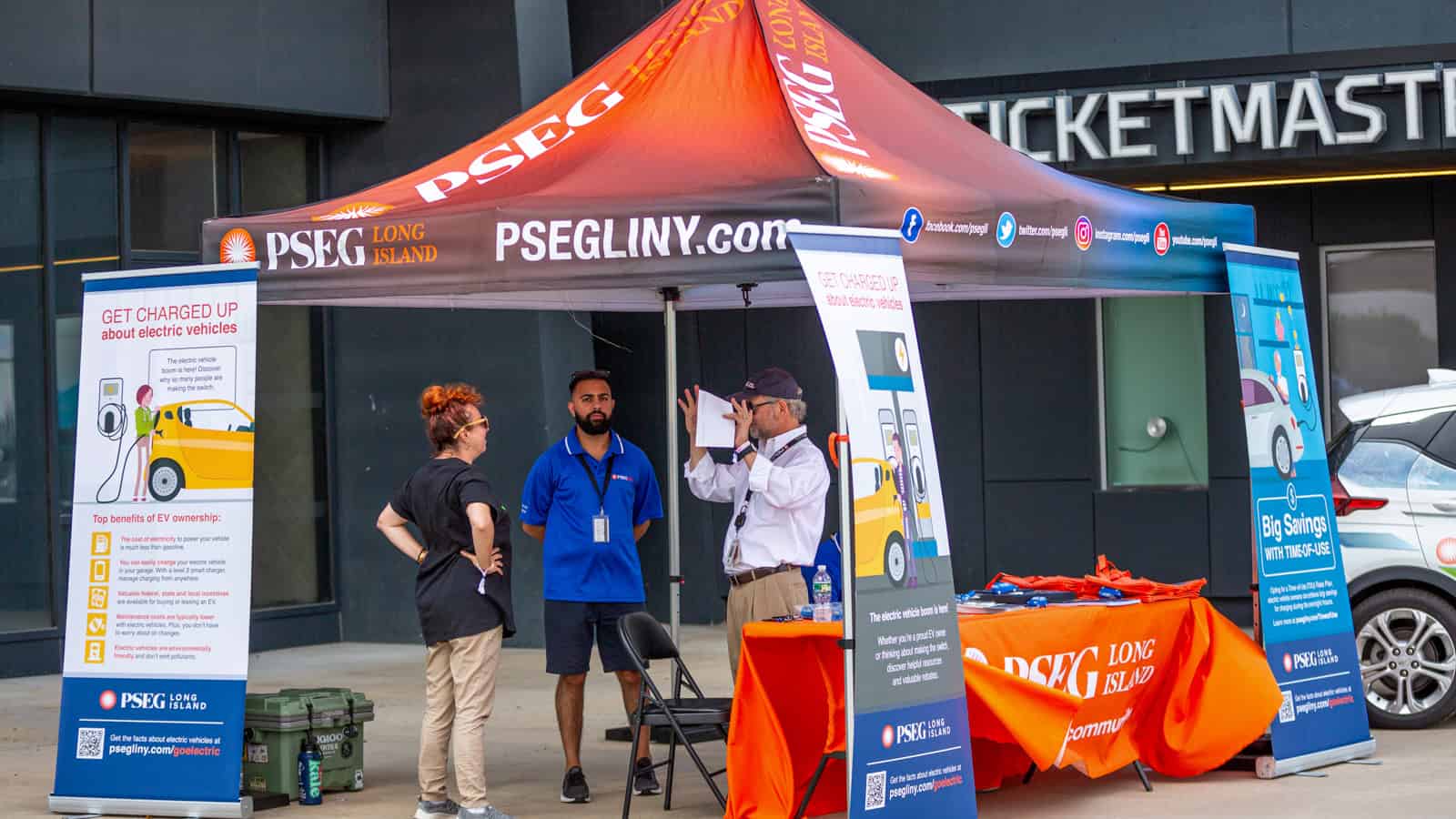 PSEG Long Island booth at Electrify Expo New York