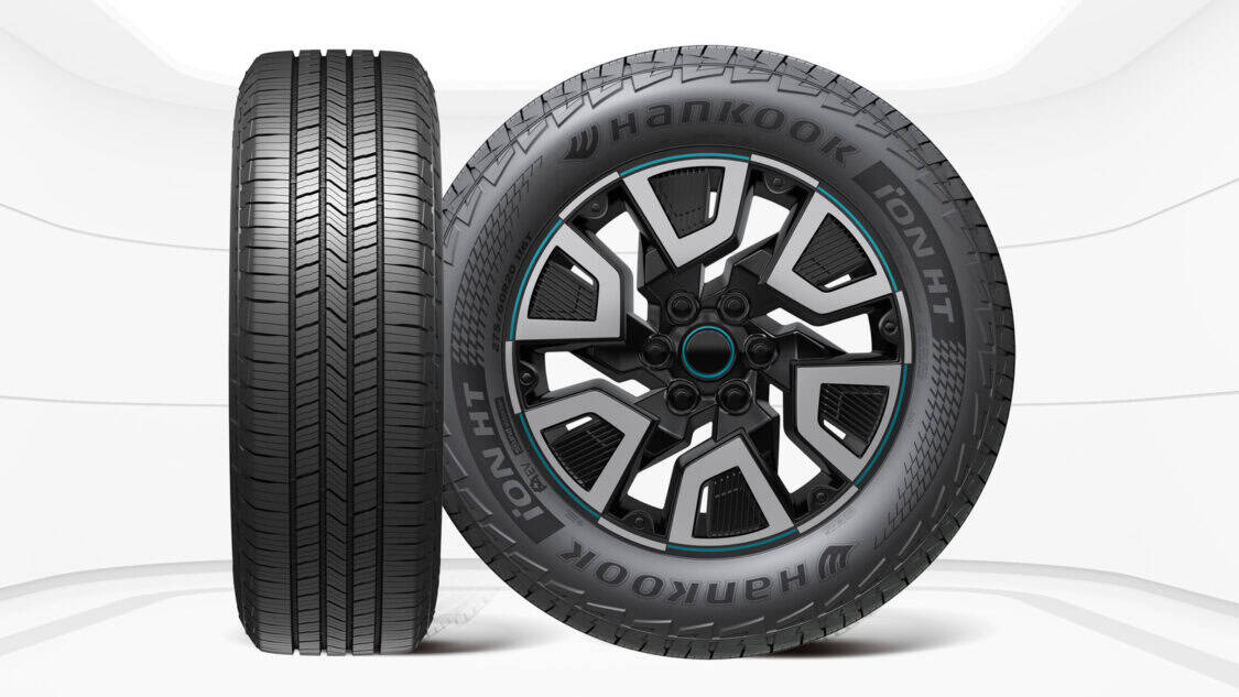 Hankook Tire unveiled the newest member of its iON product family, the iON HT, a highway-terrain tire engineered specifically for electric light-duty trucks.