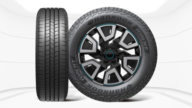 Hankook Tire unveiled the newest member of its iON product family, the iON HT, a highway-terrain tire engineered specifically for electric light-duty trucks.