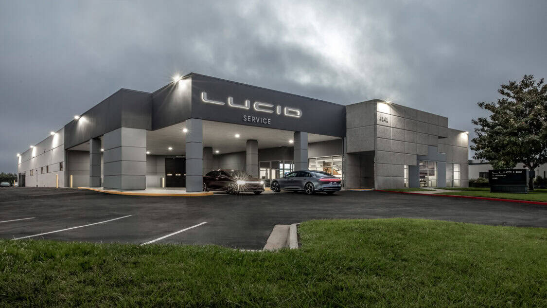 The Lucid San Diego Studio and Service Center is located at 4141 Ruffin Road in San Diego, just a few minutes from Highway 15, officially opened on November 8.