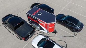 Soneil Spark mobile charging trailer provides remote power and micro-grid solutions that scale to accommodate growing market demands.